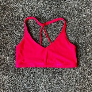 Hot Pink Under Armour Sports Bra